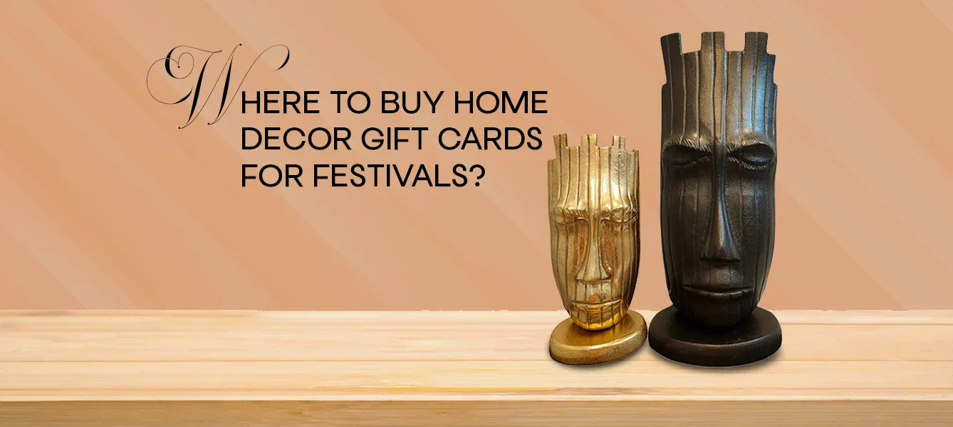 Where to buy home decor gift cards for festivals?